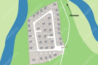 План поселка Сказка