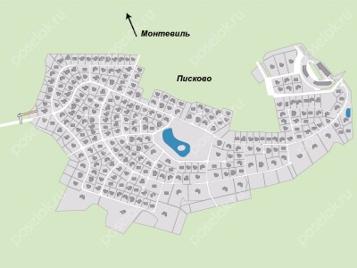 План поселка Гринфилд