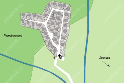 План поселка Берендеевка