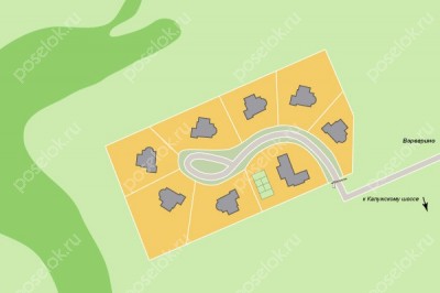 План поселка Варварино