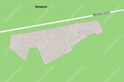 План поселка Зеленая роща 1