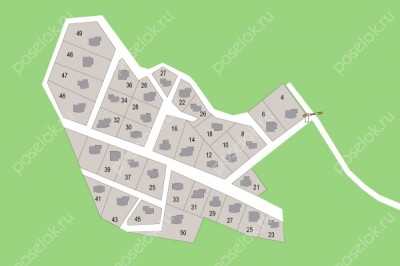 План поселка Новогорские березки