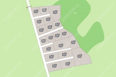 План поселка Покровский лес