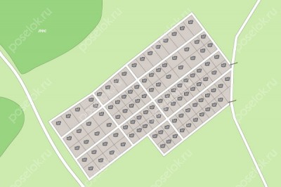 План поселка Городище