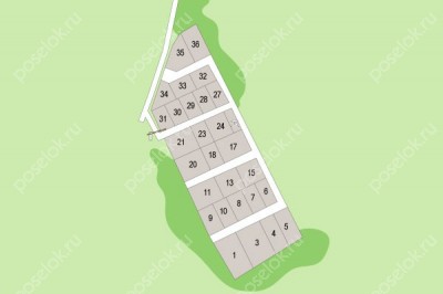 План поселка Западный парк