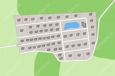 План поселка Удача КИЗ