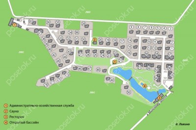 План поселка Трувиль