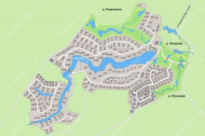 План поселка Агаларов Estate