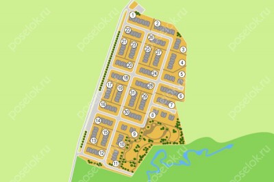 План поселка Парк Авеню