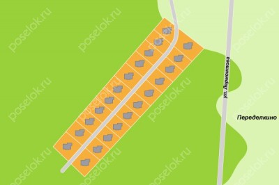 План поселка Переделкино ПСК