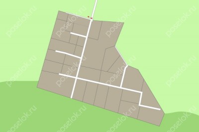 План поселка Ирбис