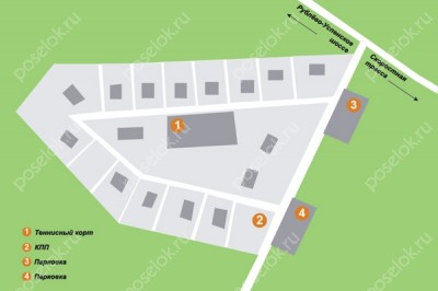 План поселка Лайково-2