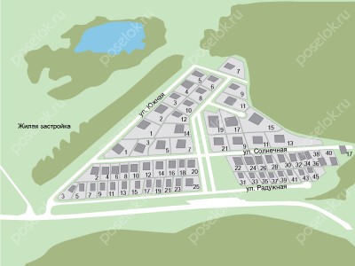 План поселка Старвиль