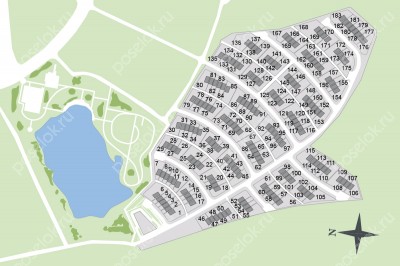 План поселка Park Fonte