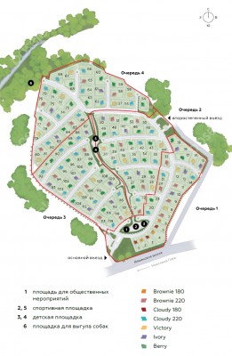 План поселка Маслово Forest Club