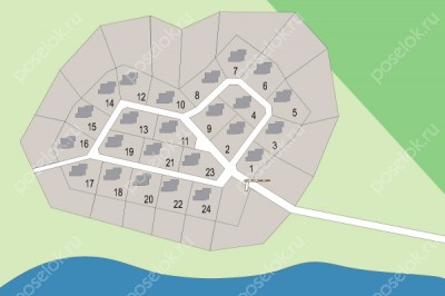 План поселка Старая Пахра