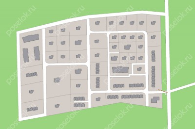План поселка Новое Лапино (Рублевская жизнь)