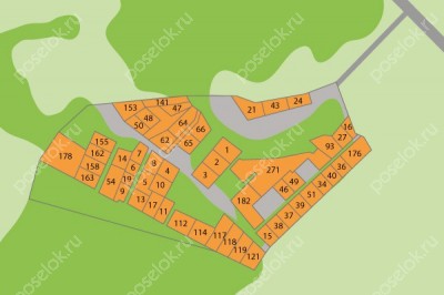 План поселка Таксатор