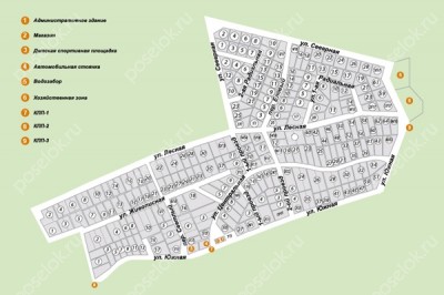 План поселка Голицыно-3