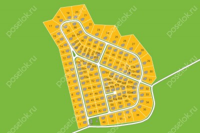 План поселка Александрово