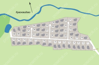 План поселка Родники-2
