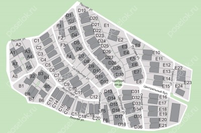 План поселка Barvikha Hills