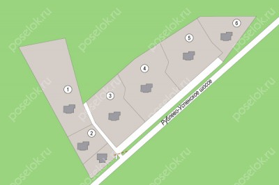 План поселка Ирбис