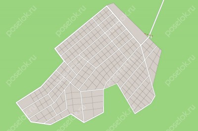 План поселка Искра СТ