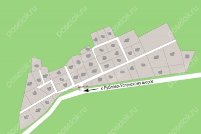 План поселка Барвиха НПИЗ