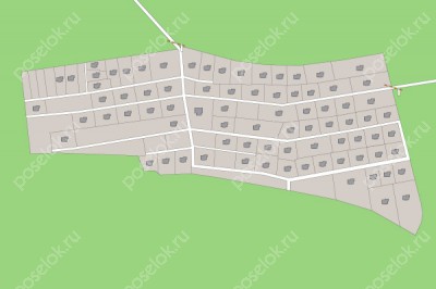 План поселка Рождественский ПЖСК