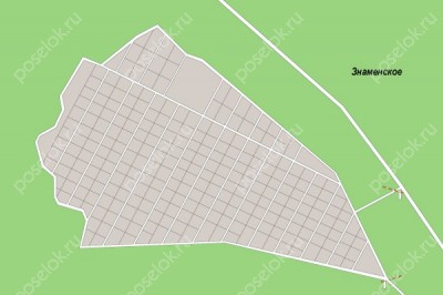 План поселка Знаменское-Сосны НПИЗ