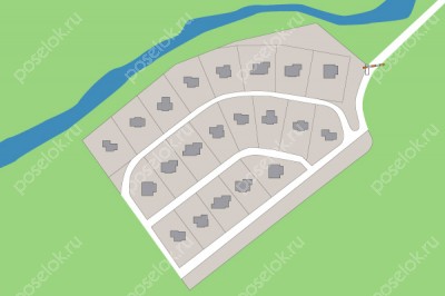 План поселка Левитан