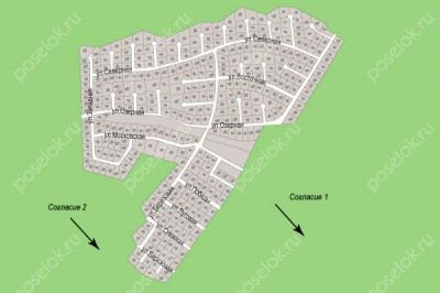 План поселка Согласие 2