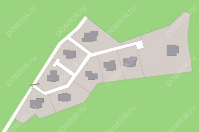 План поселка Evergreen