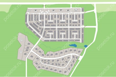 План поселка Дубровка