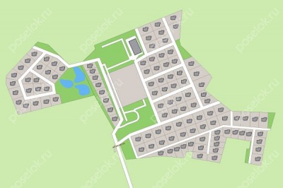 План поселка Ravissant