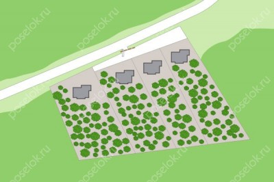 План поселка Романово-4