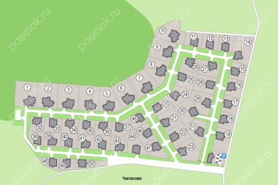 План поселка Лион