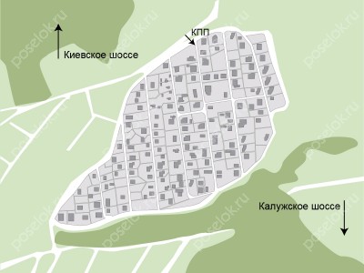 План поселка Чистые пруды-2 (Птичное)