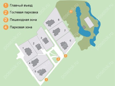 План поселка Лапино парк