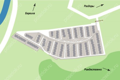 План поселка Барвиха CLUB